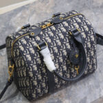 Christian Dior Groove 25 Bag Dark Blue